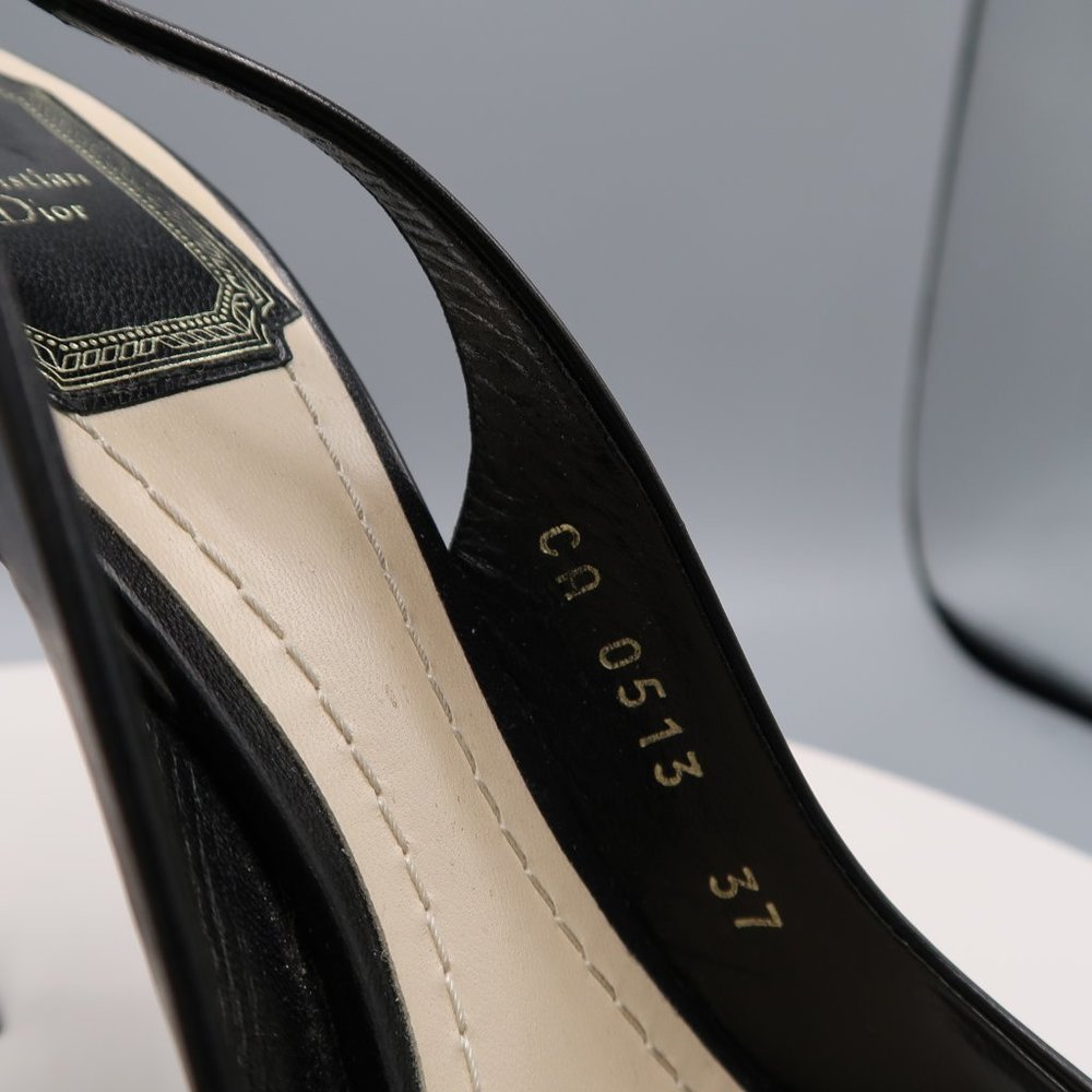 Dior classic slingback opentoe pump - Picture 3 of 11